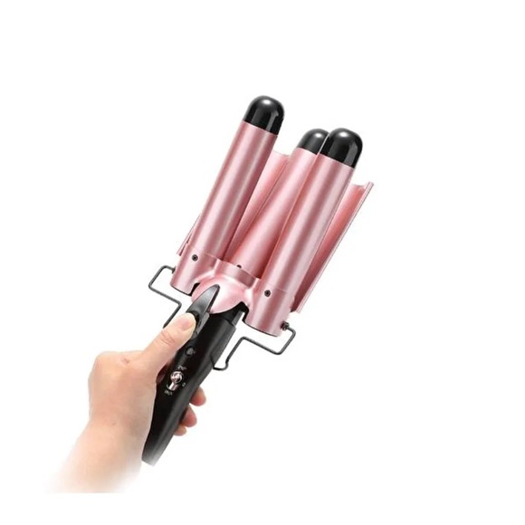 Pink Triple Barrel Hair Waver - Picture 4 of 5